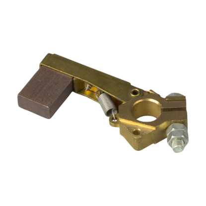 N.1 anello di strisciamento in bagno di argento ø 40, con N.1 portaspazzole e N.1 spazzola in grafite