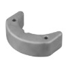 Johnson-Evinrude Halfmoon anode - Anodo per fuoribordo Johnson-Evinrude