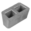 OMC small block Anode - Anodo per piede poppiero OMC