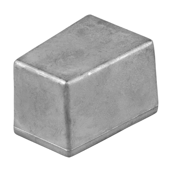 Selva cube anode with hole - Anodo a cubo con foro